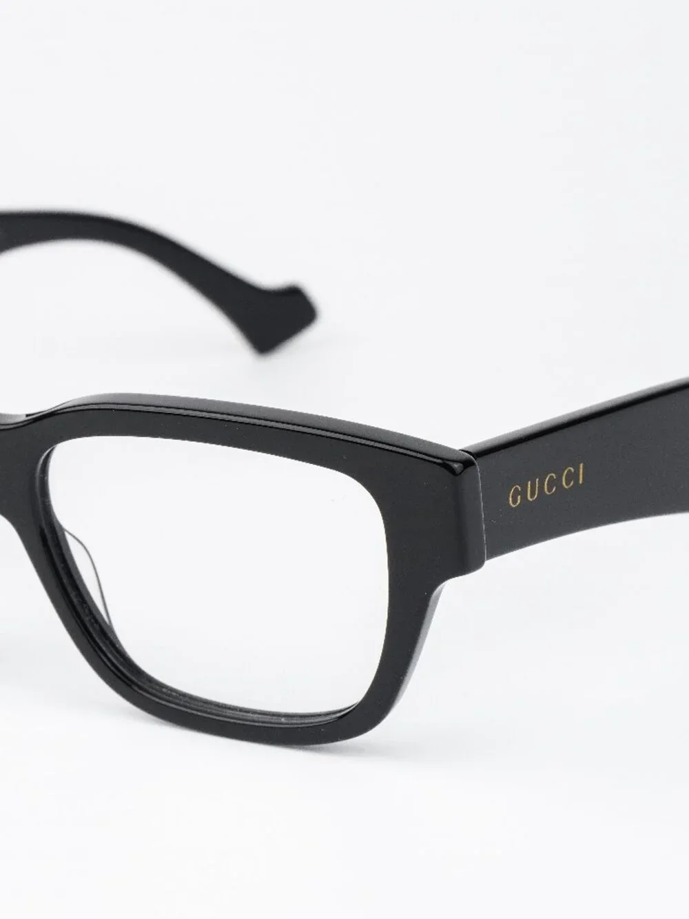 Gucci Men Eyeglasses Black Square GG1428O 001 NEW AUTHENTIC